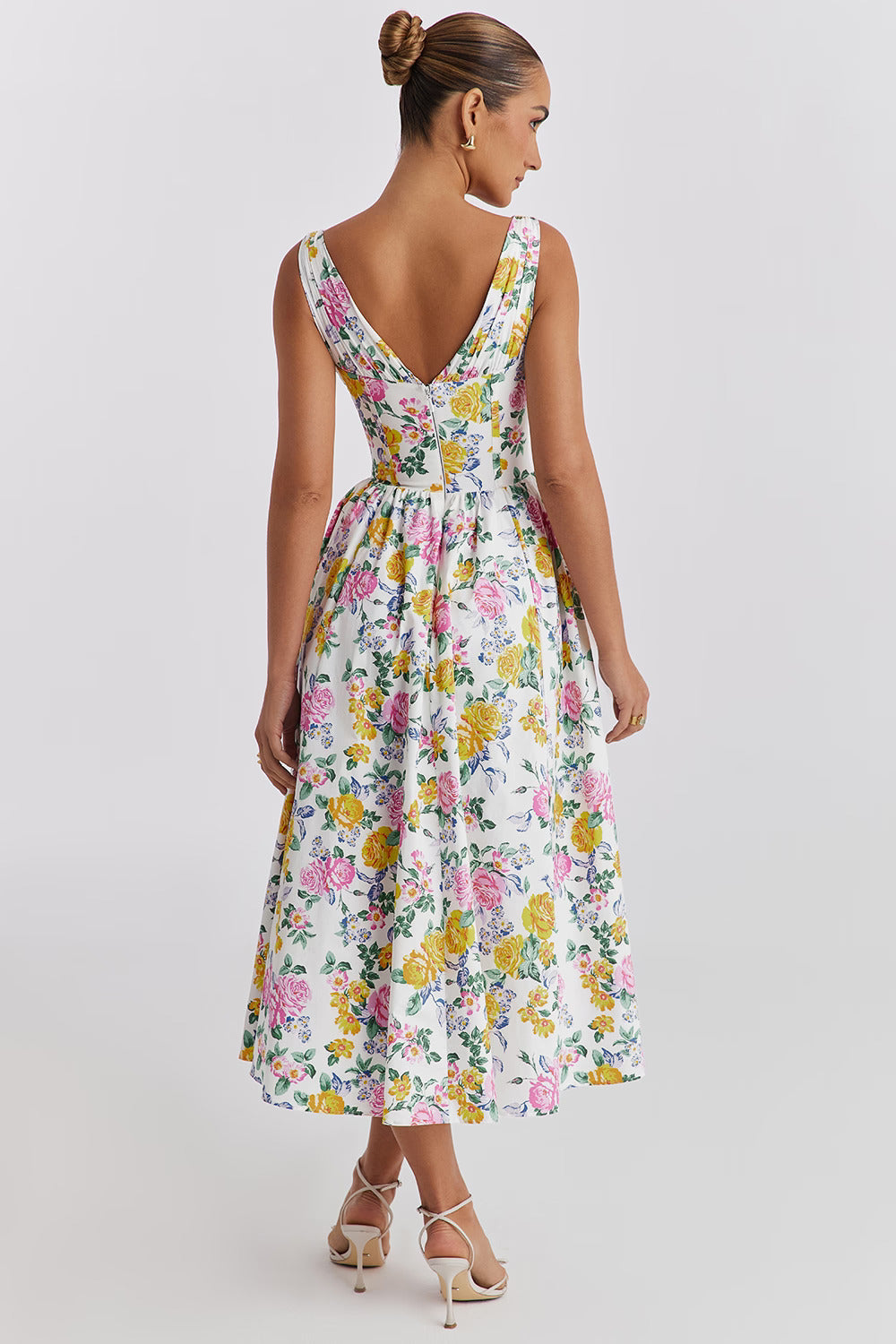 Chiara's Floral Corset Sundress