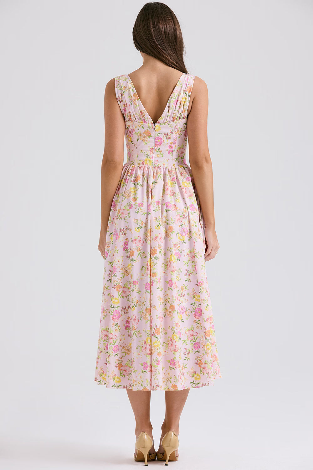 Chiara's Floral Corset Sundress